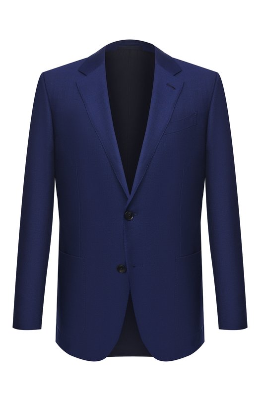 мужской шелковые пиджак ermenegildo zegna, синий