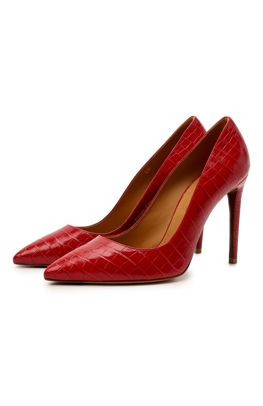 женские туфли ralph lauren, красные