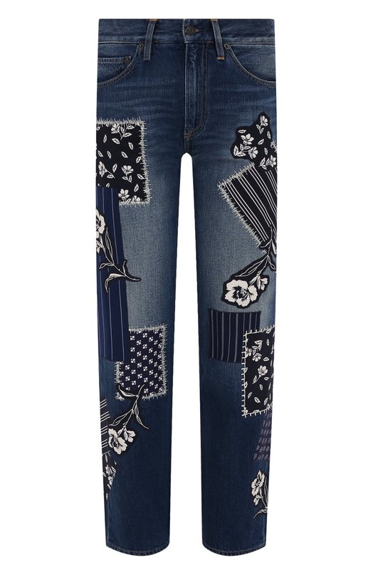 женские джинсы ralph lauren, синие