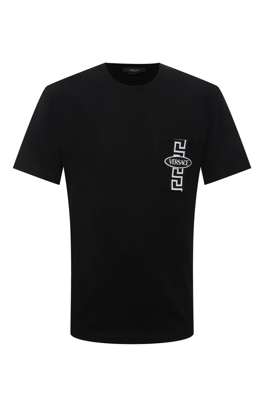 мужская футболка versace, черная