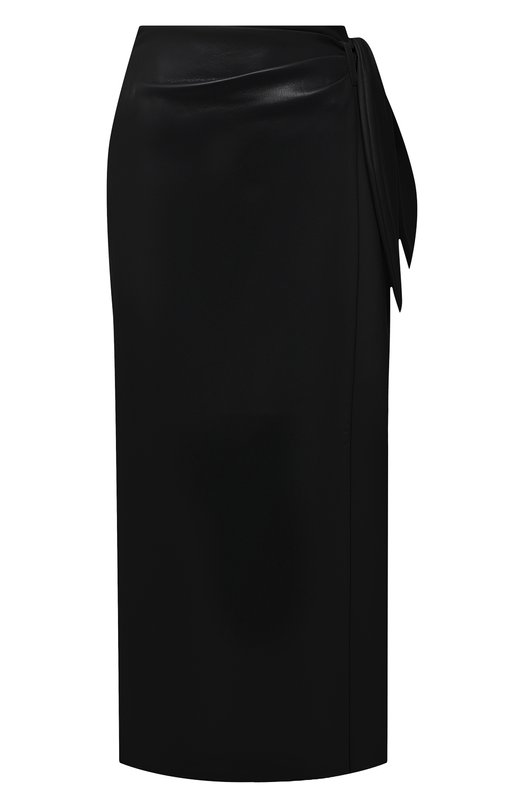 женская юбка макси nanushka, черная