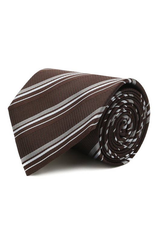 мужские галстуки и бабочки brioni, коричневые