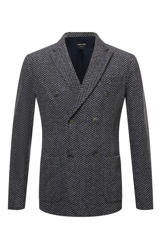 мужской пиджак giorgio armani, серый