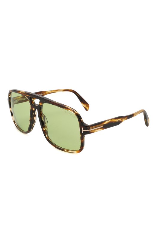 мужские квадратные солнцезащитные очки tom ford, коричневые