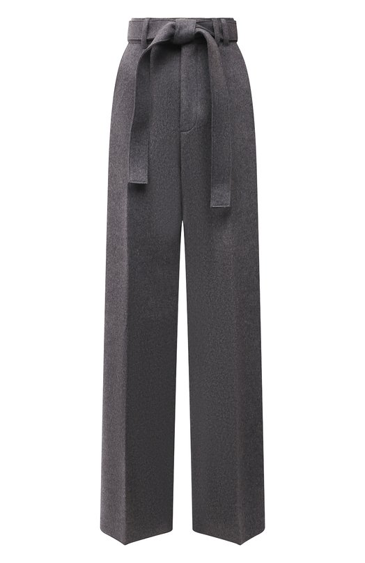 женские шерстяные брюки zegna couture, серые