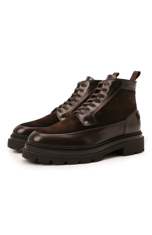 мужские ботинки santoni, коричневые