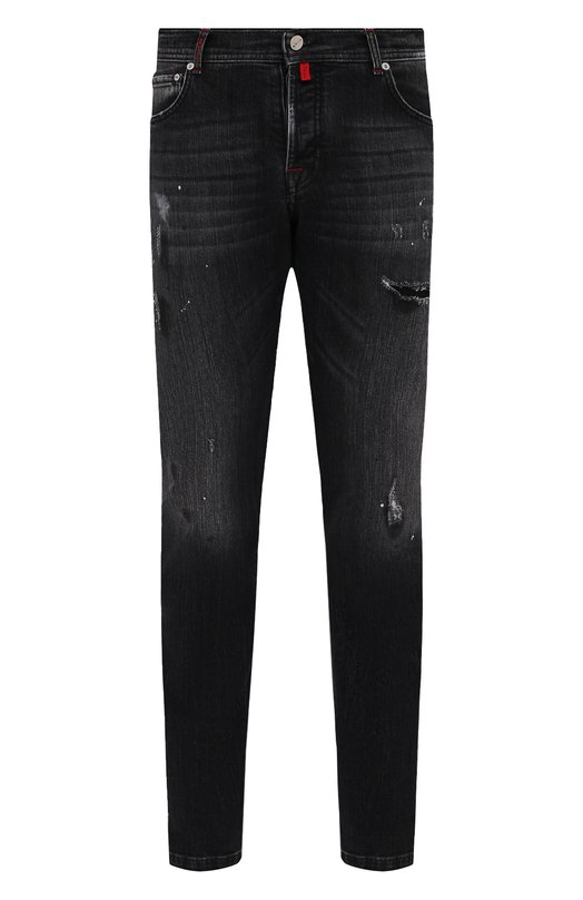 мужские джинсы kiton, серые