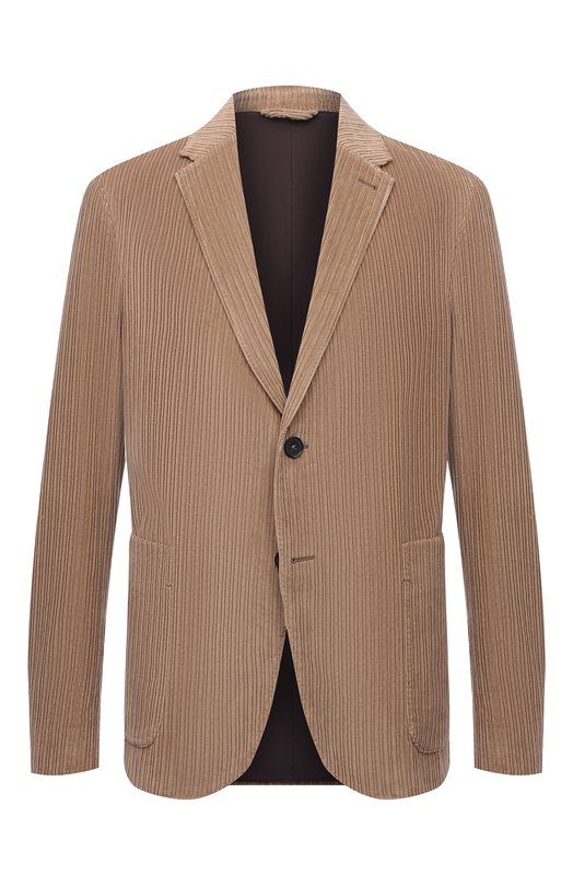 мужской пиджак ermenegildo zegna, коричневый