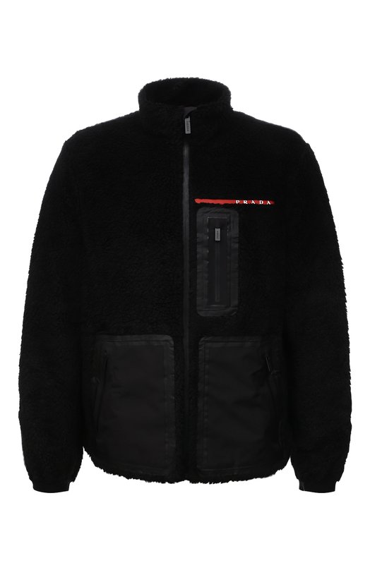 мужская куртка prada, черная