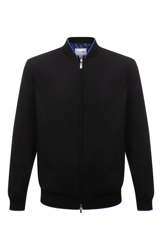 мужская куртка бомбер zilli sport, черная