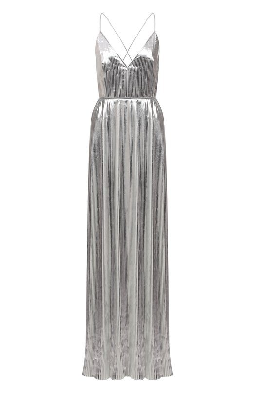 женское платье valentino, серебряное