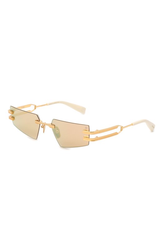 женские солнцезащитные очки balmain, золотые