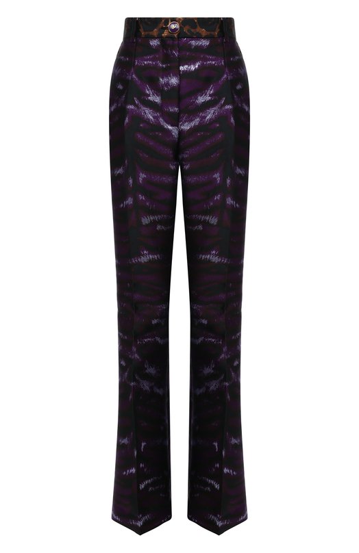 женские брюки dolce & gabbana, фиолетовые