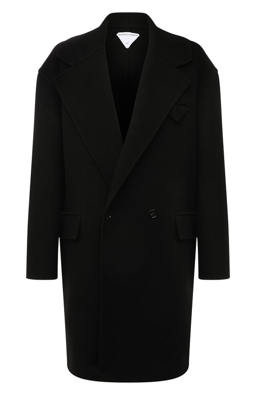мужское кашемировые пальто bottega veneta, черное