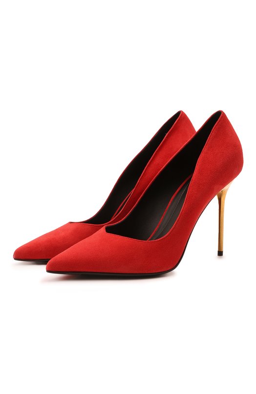женские туфли balmain, красные