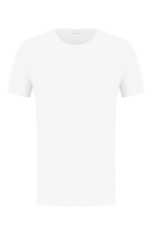 мужская футболка с коротким рукавом zimmerli, белая