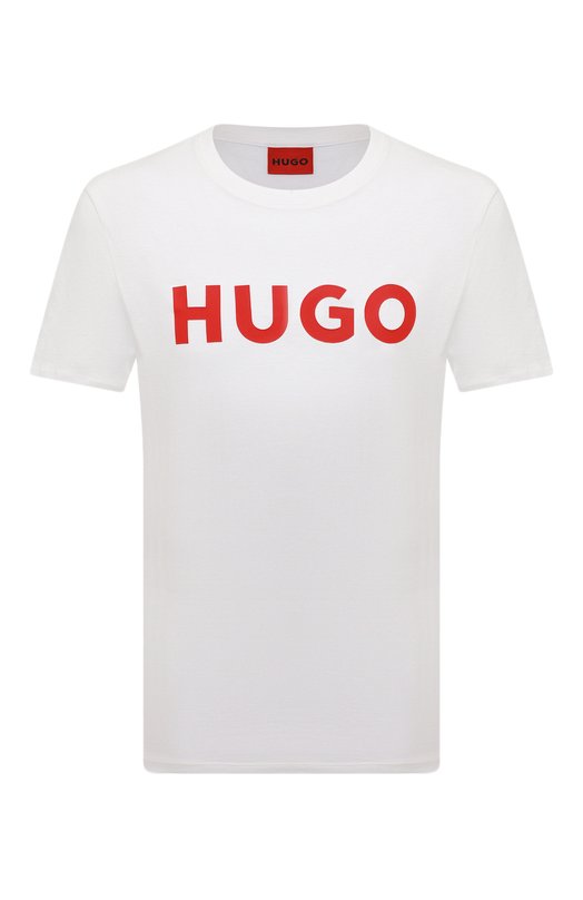 мужская футболка hugo, белая