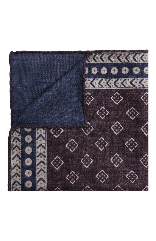 мужской шелковые платок brunello cucinelli, синий