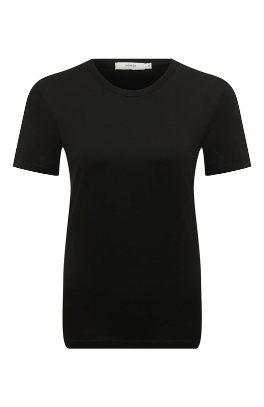 женская футболка с коротким рукавом agreeg, черная