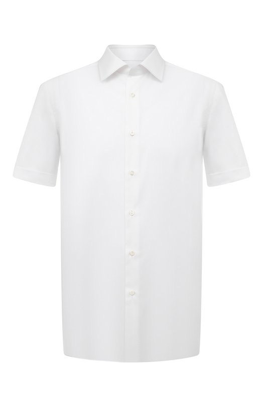 мужская шелковые рубашка giampaolo, белая