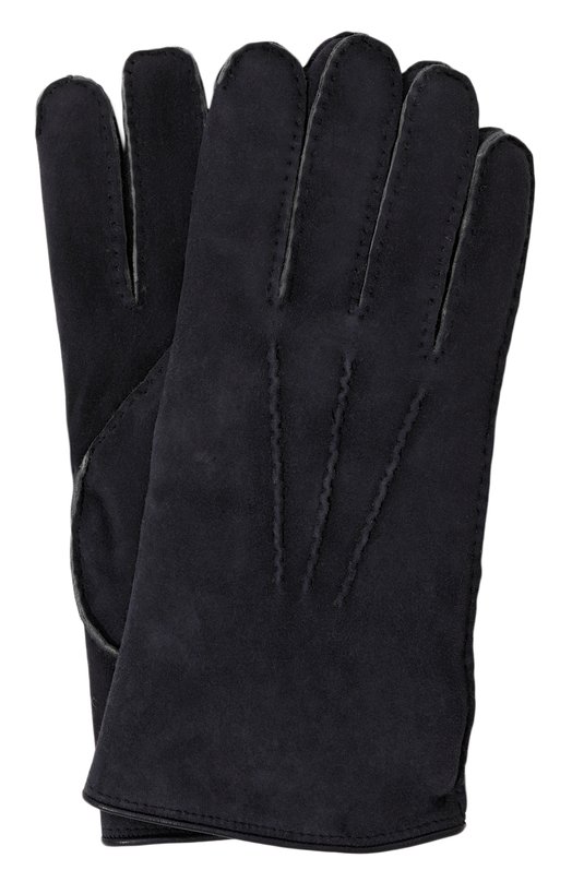 мужские кожаные перчатки moorer, синие
