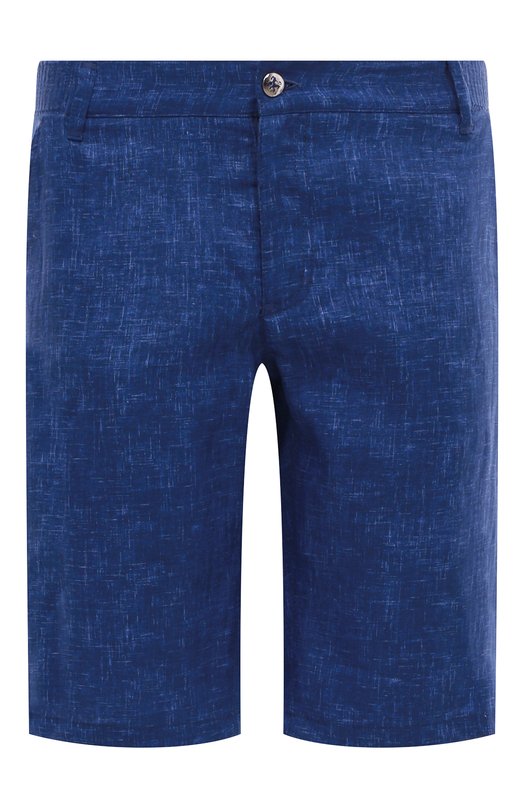 мужские кожаные шорты zilli, синие