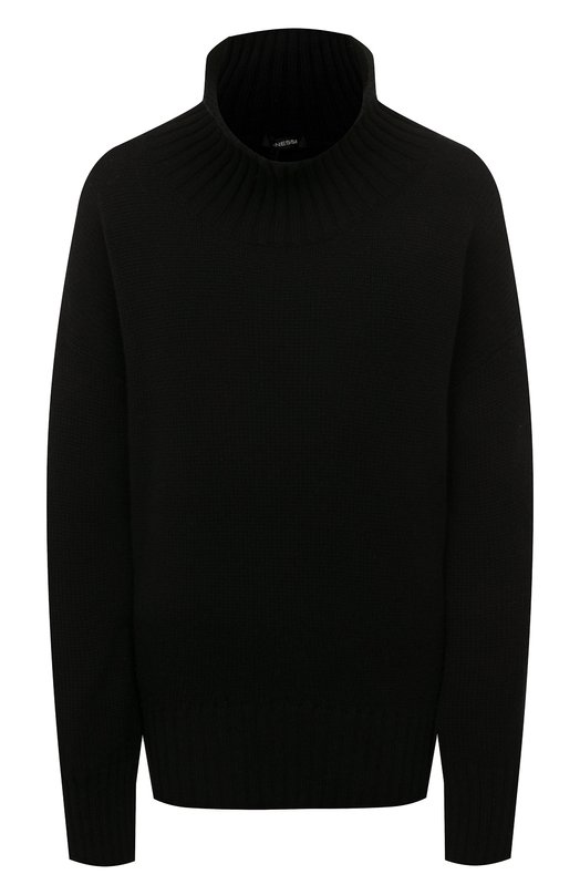 женский свитер удлиненные canessa, черный