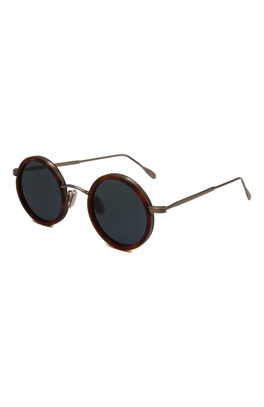 женские круглые солнцезащитные очки l.g.r, коричневые