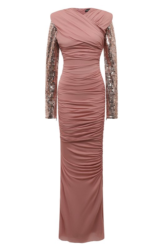 женское платье tom ford, розовое