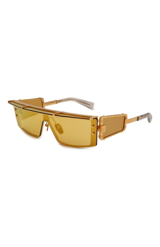 женские солнцезащитные очки balmain, желтые