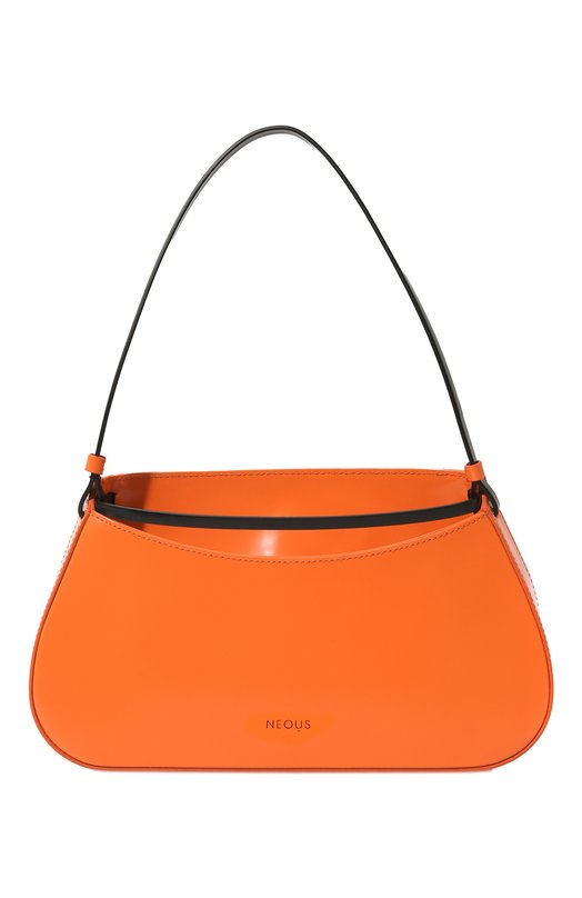 женская кожаные сумка neous, оранжевая