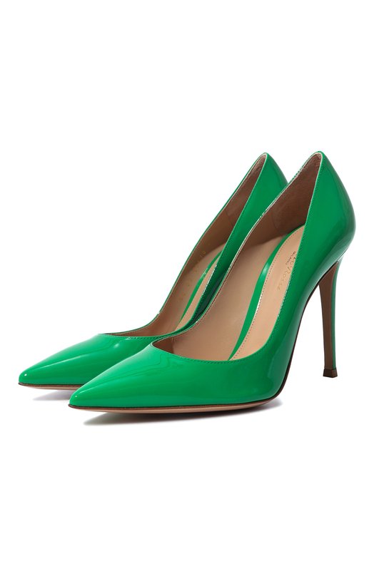 женские туфли gianvito rossi, зеленые