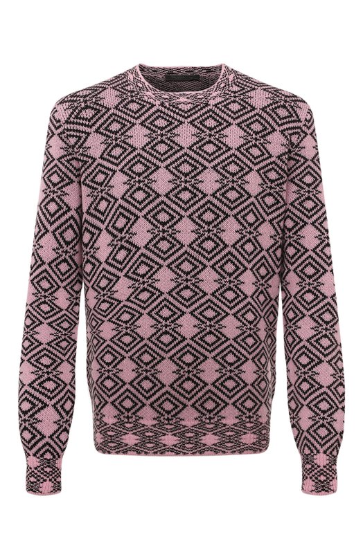 мужской кашемировые свитер prada, розовый
