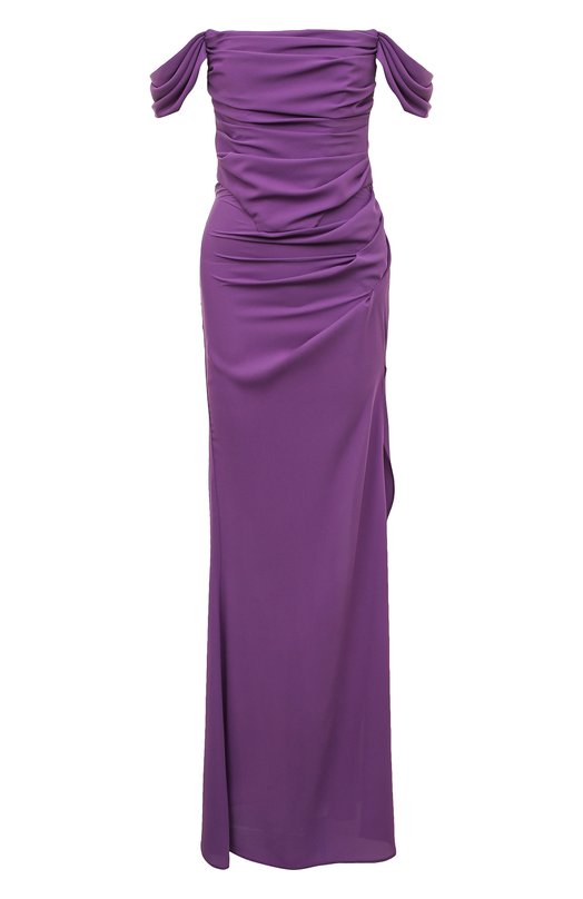 женское платье макси giuseppe di morabito, фиолетовое