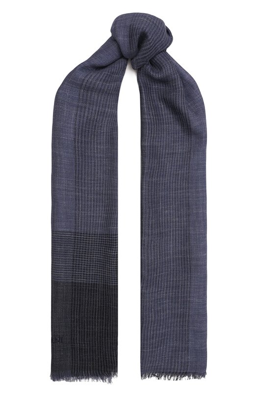 мужской шарф corneliani, синий