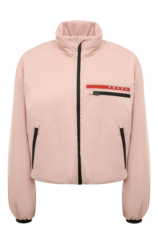 женская куртка prada, розовая