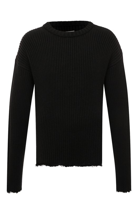 мужской шерстяные свитер mm6, черный