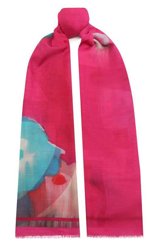 женский шарф giorgio armani, розовый
