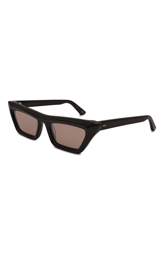 женские солнцезащитные очки кошачьи глаза g.o.d. eyewear, коричневые