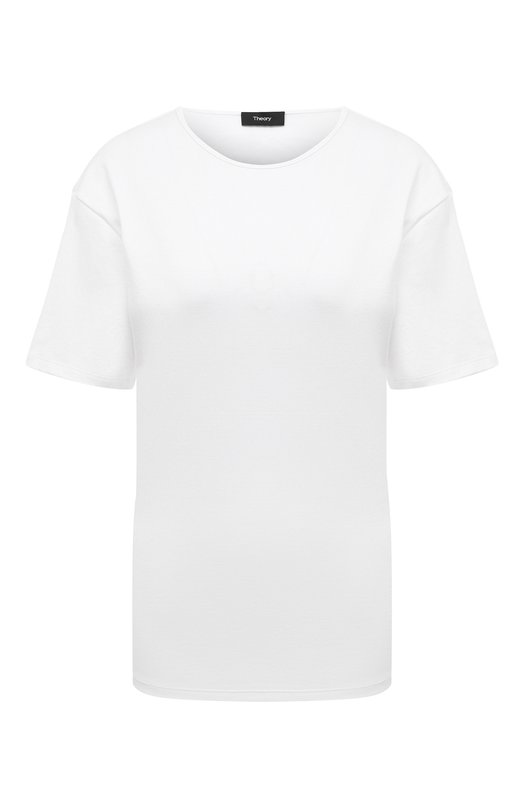 мужская футболка с коротким рукавом theory, белая