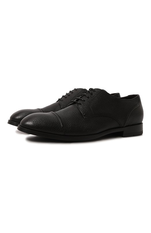 мужские туфли-дерби zegna, черные