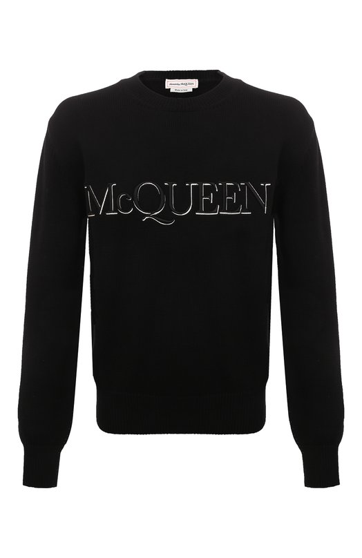 мужской свитер alexander mcqueen, черный