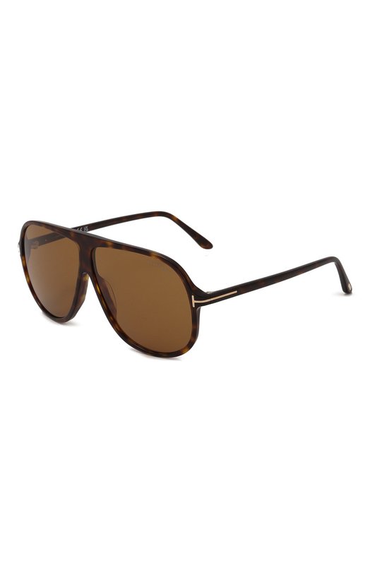 женские авиаторы солнцезащитные очки tom ford, коричневые