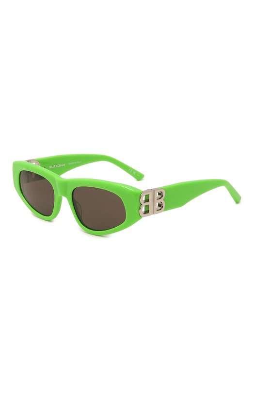 женские солнцезащитные очки balenciaga, зеленые