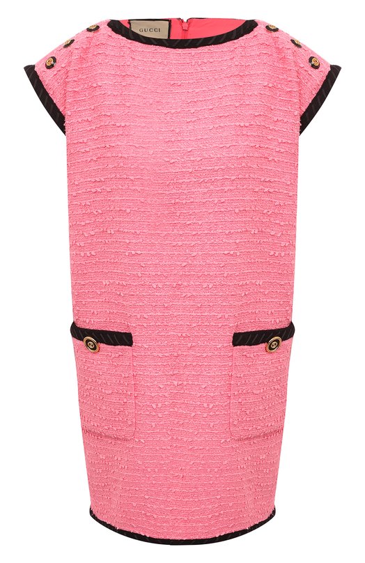 женское платье gucci, розовое