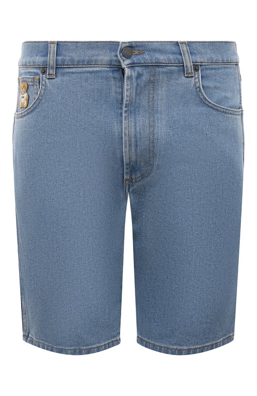 мужские джинсовые шорты moschino, синие