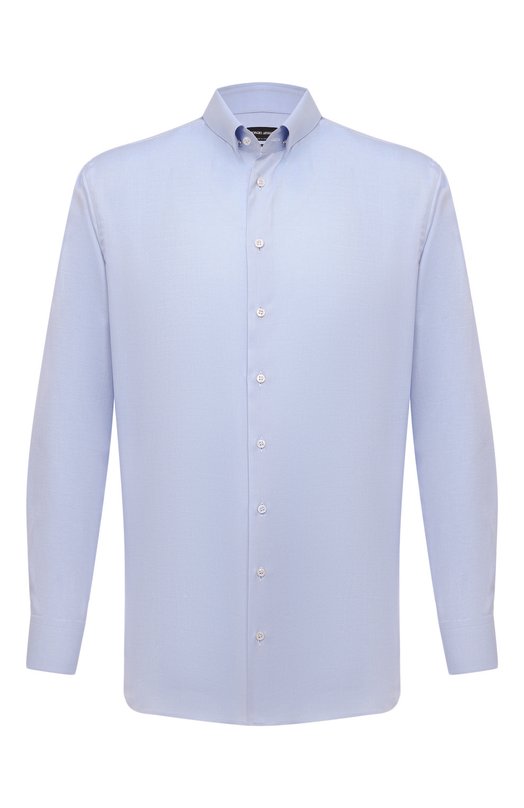 мужская рубашка giorgio armani, голубая