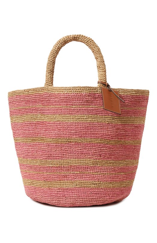 женская сумка-шоперы manebi, розовая