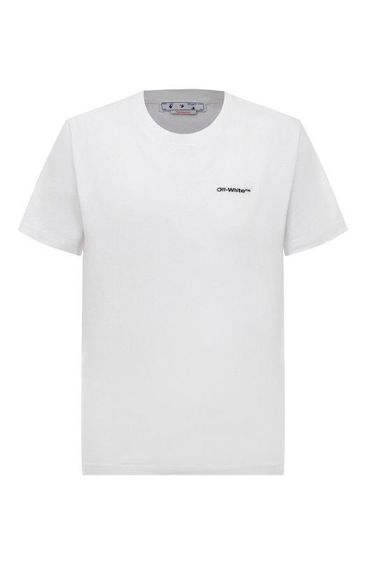 мужская футболка off-white, белая