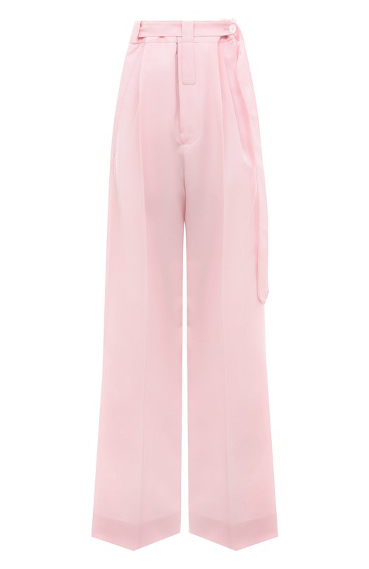 женские брюки plan c, розовые